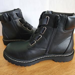 New Torrid Black Combat Boots size 8